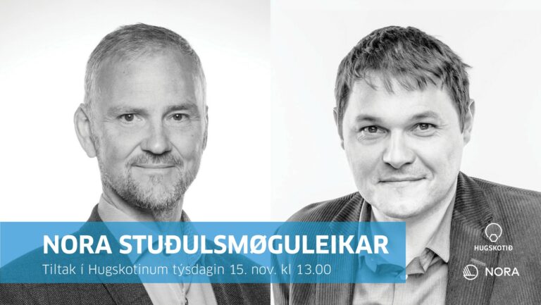 Stuðuls-møguleikar við NORA 15.novembur kl.13.00